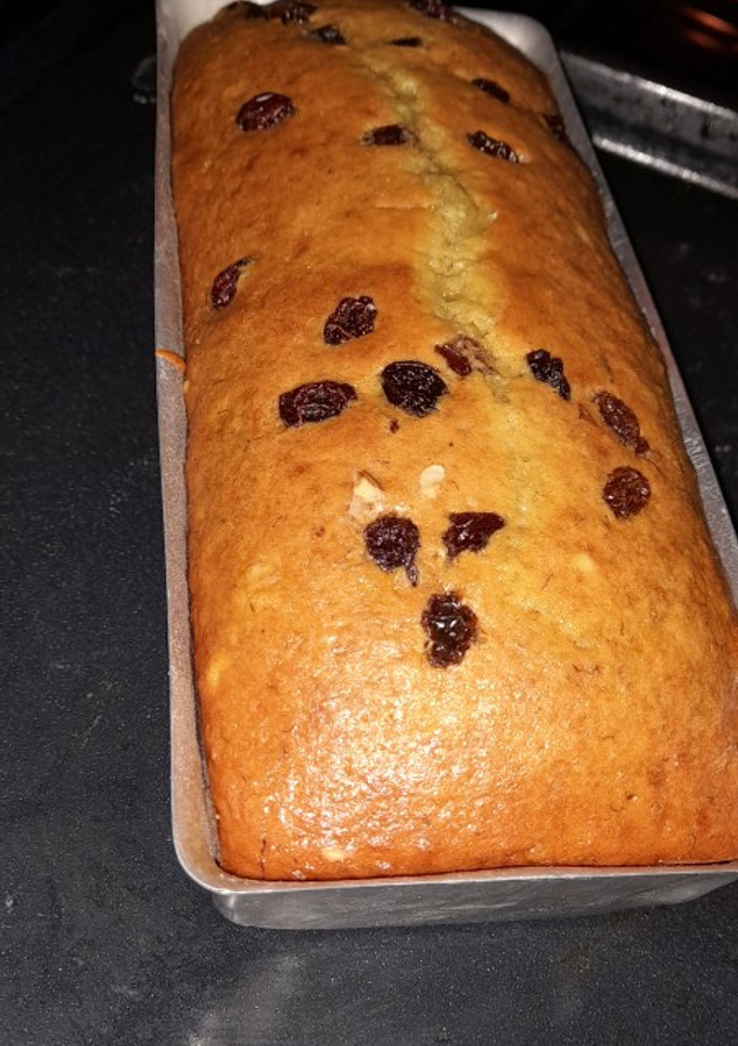 Una foto de Budín de banana húmedo y esponjoso