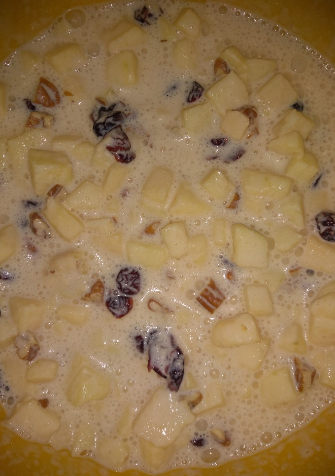 Una foto de Ensalada de manzana, nuez y arándanos