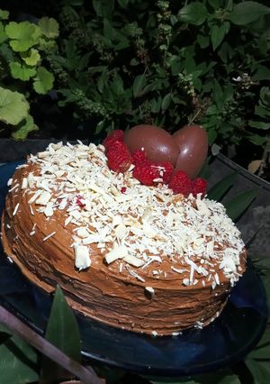Una foto de Chocolate cake - Pastel de chocolate
