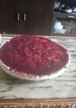 Una foto de Tarta de queso fría sin horno