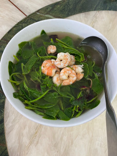 Hình của món Canh rau mồng tơi.