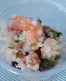 Ensalada de quinoa con camarones🦐