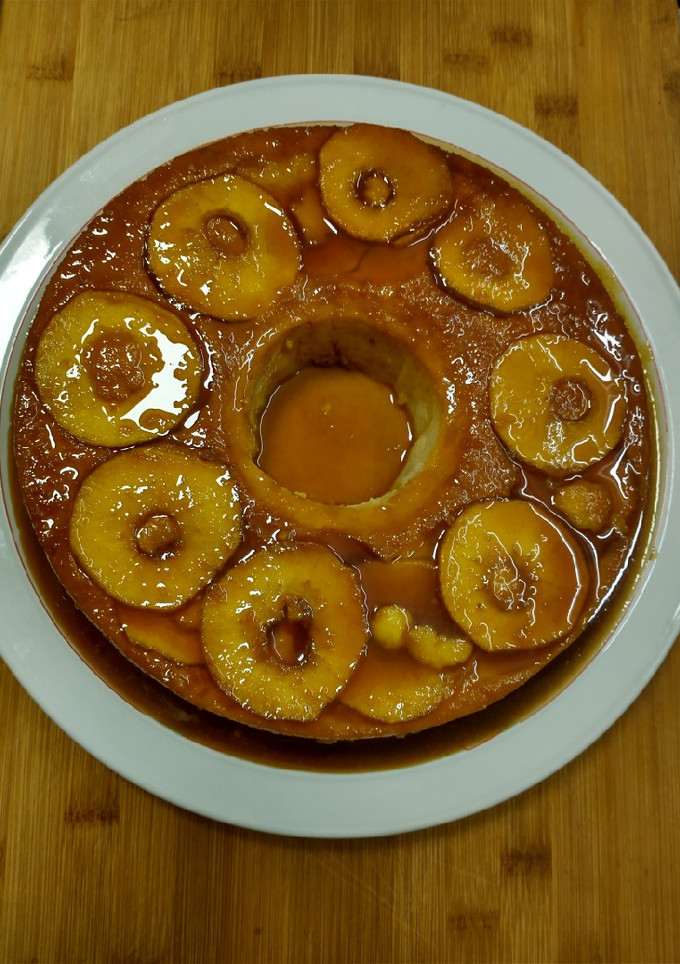 Una foto de Budín de pan