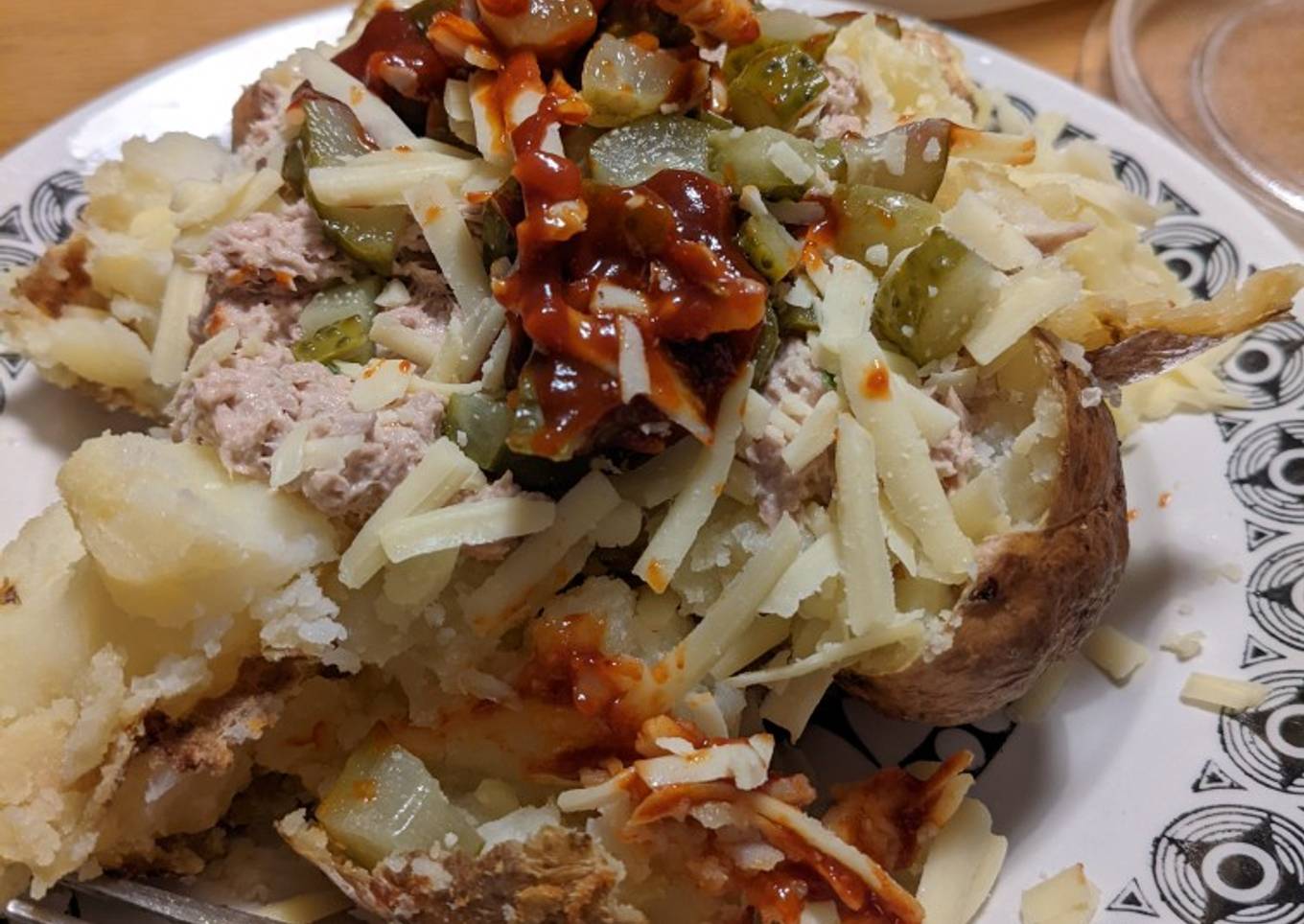 Baked jacket potatoes