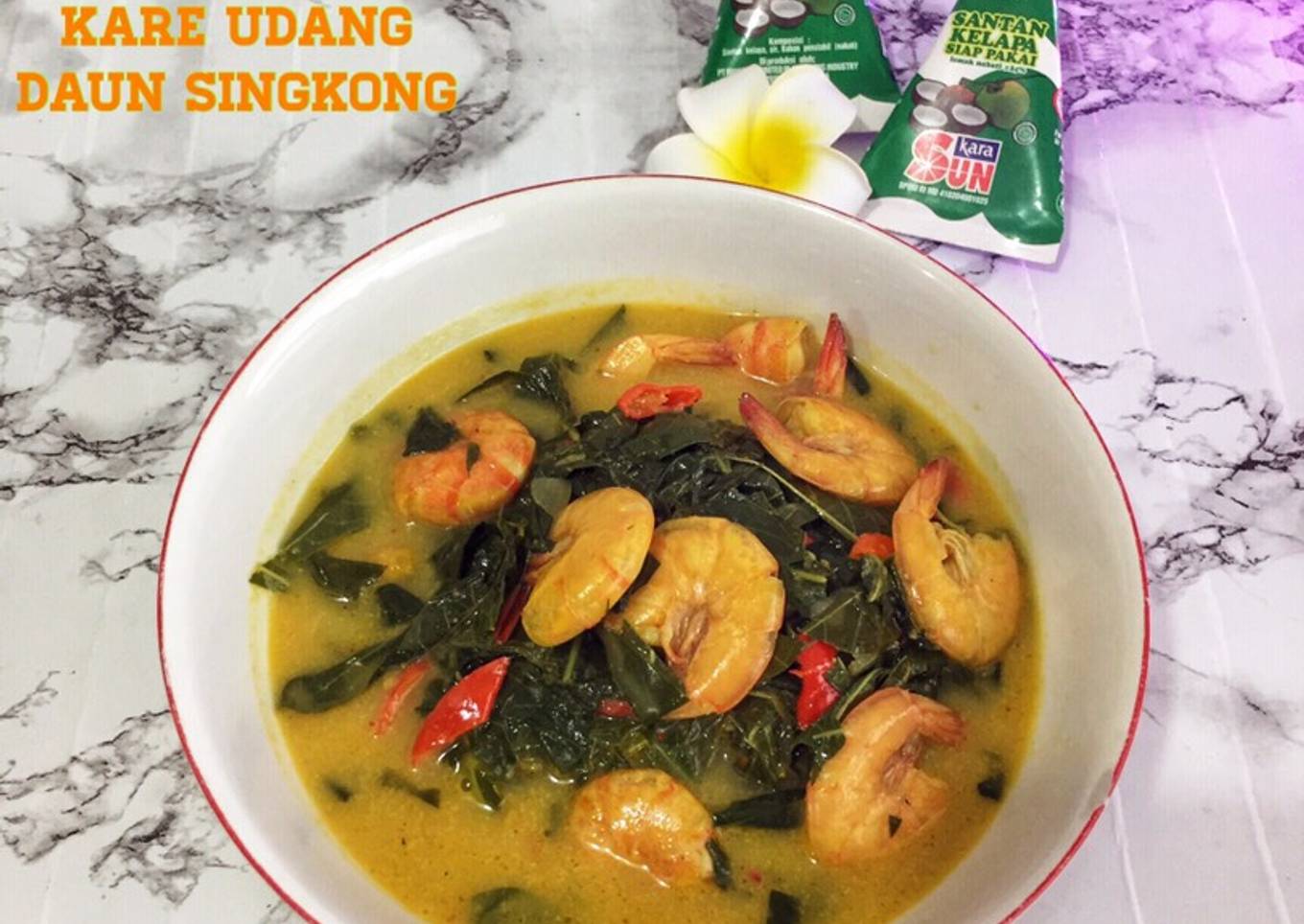 Kare Udang Daun Singkong