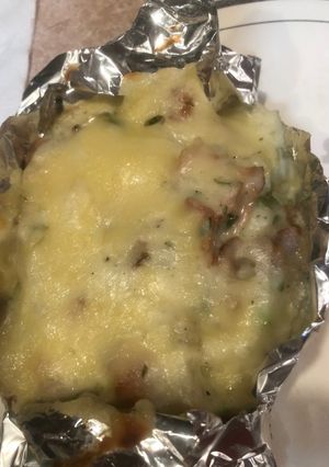 Una foto de Papa rellena al horno