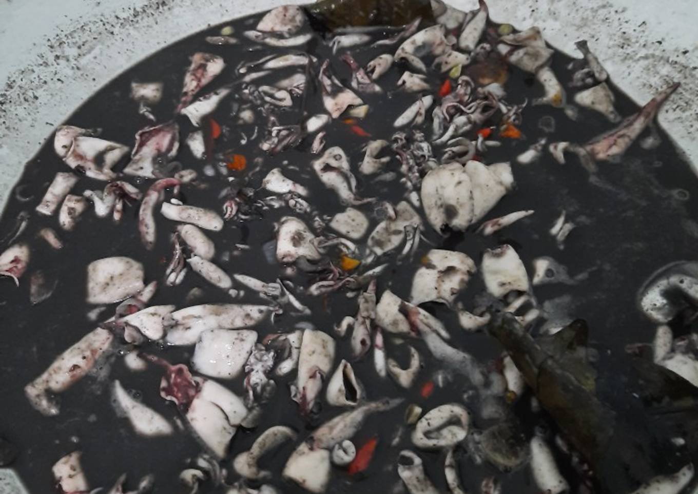 saus cumi basah tiram hitam