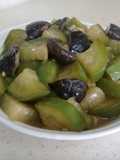 Tumis baligo jamur kering china