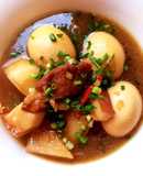 Thịt kho củ sắn / củ đậu