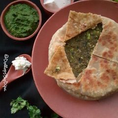A picture of MATAR PARATHA - WINTER DELIGHT.