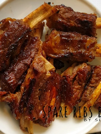 Langkah Mudah untuk Membuat Resep Spare Ribs (Iga Sapi) Bakar/Panggang Empuk Meresap Anti Ribet, Bikin Ngiler