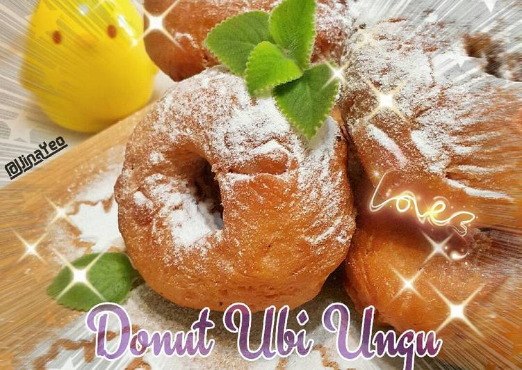Resep Donut Ubi Ungu🍃💜 Anti Gagal