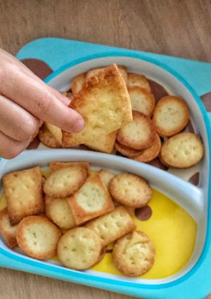 Hình của món Bánh cracker phô mai. Siêu dễ làm.