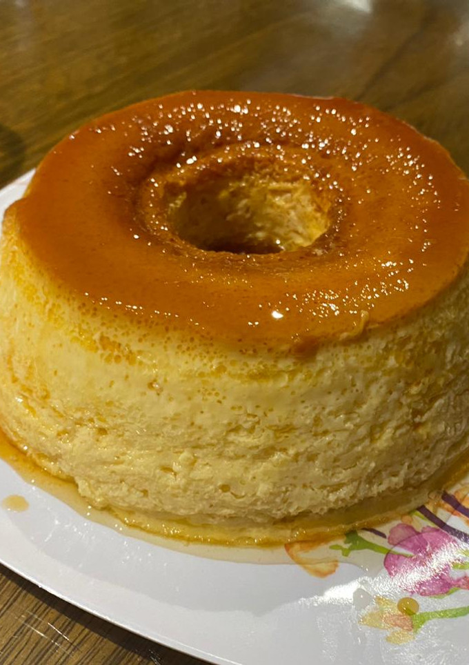 Una foto de Flan casero... de huevo🍮