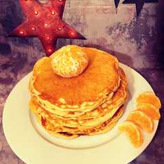 O poză a rețetei Pancakes cu lapte bătut.