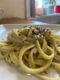 Light & creamy vegan lemon pesto