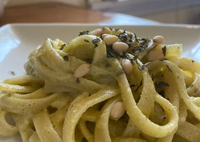 Recipe of Super Quick Homemade Light &amp; creamy vegan lemon pesto