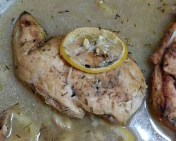 How To Serving Recipe Lemon rosemary and garlic chicken Delicious