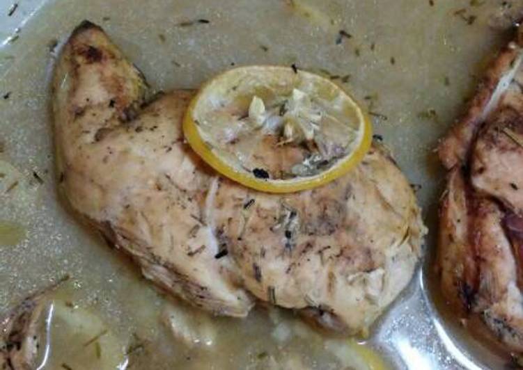 Recipe of Speedy Lemon rosemary and garlic chicken