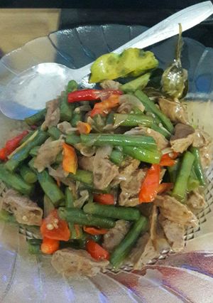 Foto resep Tumis Kacang Panjang & Baso