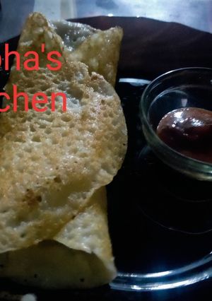 A picture of Rava dosa...