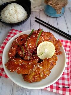 Foto resep Ayam Goreng Korea (Yangnyeom Tongdak)