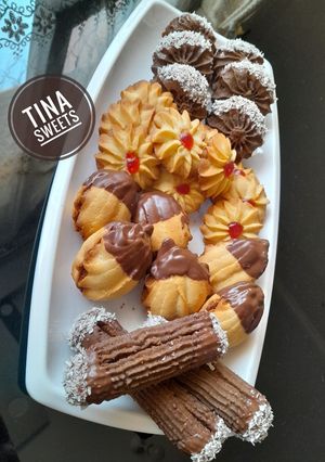 صورة لوصفة محبوب الجماهير 😍 بوتي فور petit fours المحلات❣️🇩🇿
