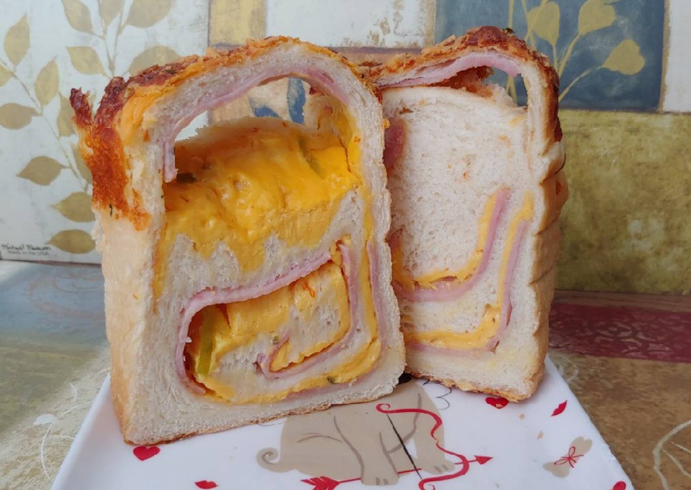 Ham & Cheese Shokupan Loaf
