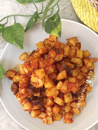 Langkah Gampang Membikin Resep  Sambal Goreng Kentang Ati Ampela yang Enak, Enak Banget