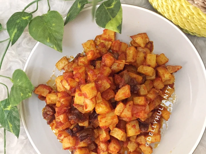 Langkah Gampang Membikin Resep  Sambal Goreng Kentang Ati Ampela yang Enak, Enak Banget