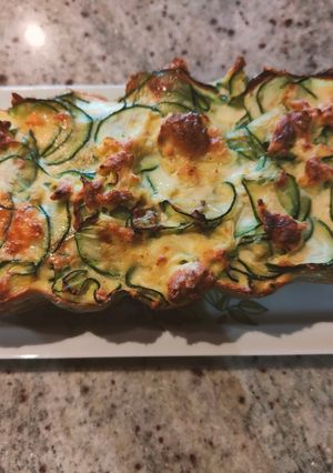 Une photo de Flan de courgettes