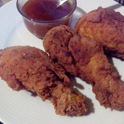 Pollo del Coronel Sanders (kfc) con salsa de naranja Receta de Pif - Cookpad