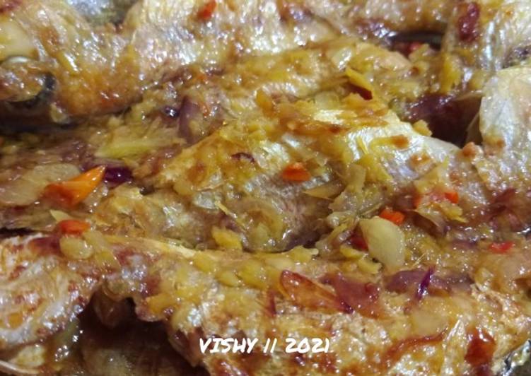 Langkah Mudah untuk Membuat 92. Ikan Goreng Sambal Serai Anti Gagal