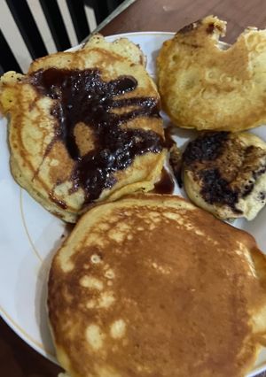 Foto resep Pancake ekonomis takaran sendok