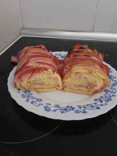 Una foto de Rollo de puré de patatas