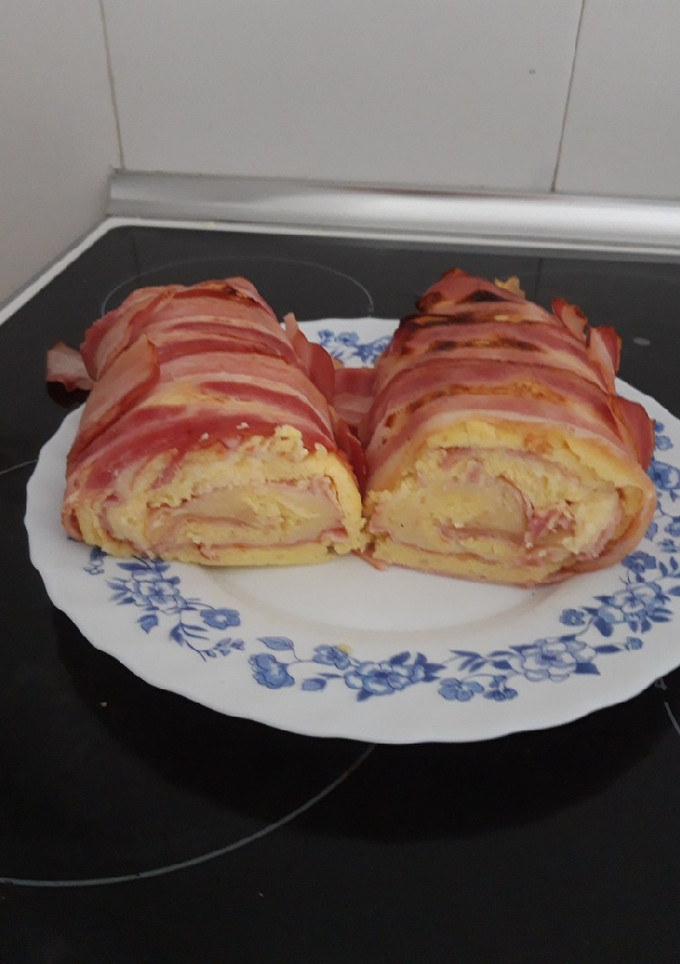 Una foto de Rollo de puré de patatas