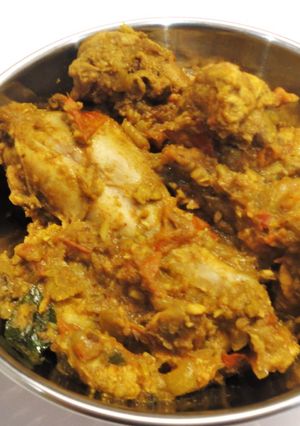 A picture of Chicken Chettinad.