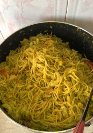 A picture of Fried macaspag.