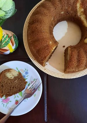 عکسی از دستور کیک قهوه کرم ‌دار