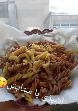 عکسی از دستور کرانچی ترد خانگی با پاستا