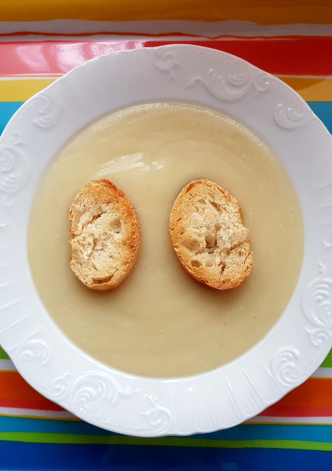 Una foto de Puré de coliflor