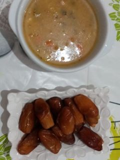 صورة لوصفة الحريرة بالخضر