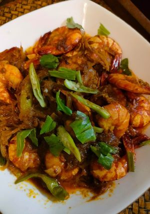 চিংড়ি ভুনা রেসিপির প্রধান ছবি