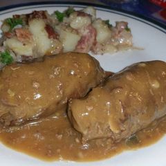 A picture of German Rouladen.