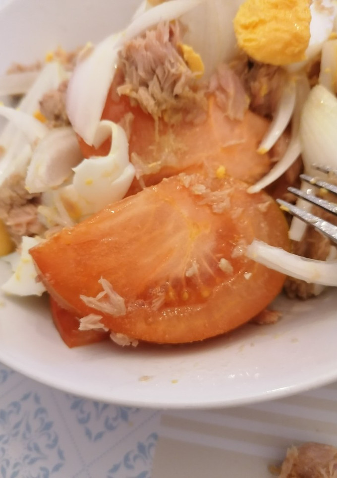 Una foto de Ensalada de tomate fresca