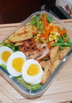 Foto resep Salad Sayur Ayam Panggang