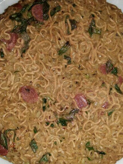 Foto resep Martabak Mie Instan / Omlet mie