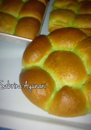 Foto resep Roti Sobek Pandan isi Coklat