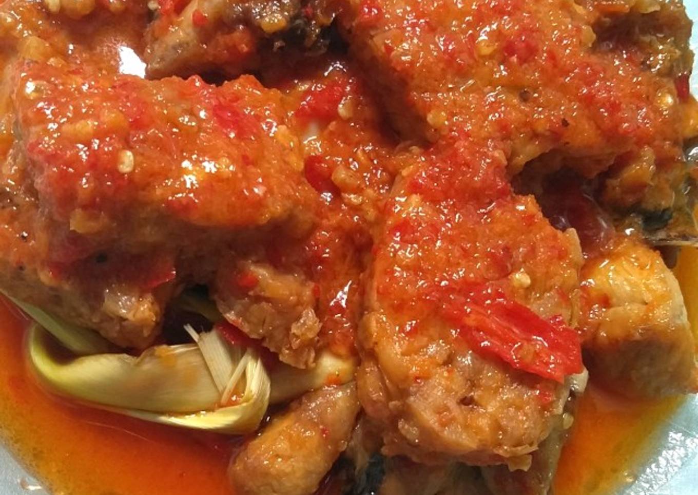 Sambal Basah Ayam dan Tempe