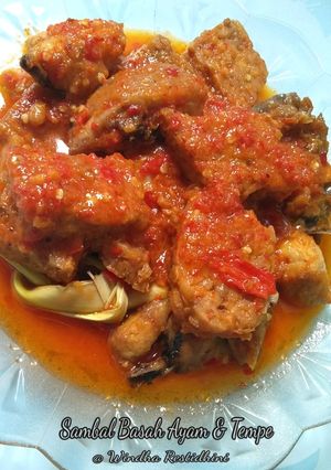 Foto resep Sambal Basah Ayam dan Tempe
